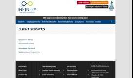
							         Employer Compliance Portal | Infinity Benefit Solutions								  
							    