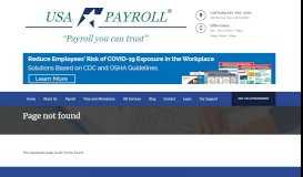 
							         Employer, Employee and Accountant Login | USA Payroll NJ								  
							    