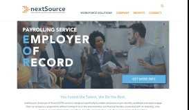 
							         Employer of Record Services - nextSource								  
							    