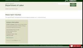 
							         Employer Online Services | Vermont Department of Labor								  
							    