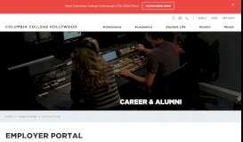 
							         Employer Portal - Columbia College Hollywood								  
							    