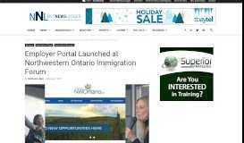 
							         Employer Portal Launched at Northwestern Ontario ... - NetNewsLedger								  
							    