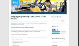 
							         Employer Quarterly Tax Reports Move Online | idaho@work								  
							    