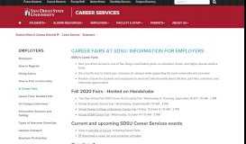 
							         Employer Registration | Career Services | SDSU								  
							    