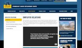 
							         Employer Relations | Explore Career Development Resources								  
							    