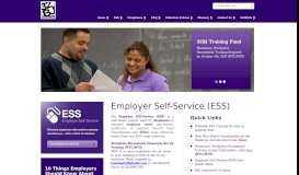 
							         Employer Self-Service (ESS)								  
							    