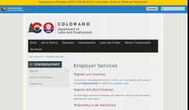
							         Employer Services | Colorado Department of Labor and Employment								  
							    