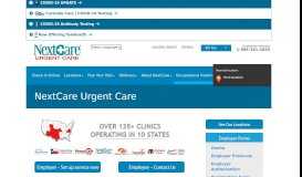 
							         Employer Services - NextCare Urgent Care								  
							    