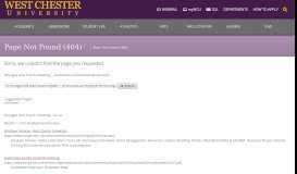 
							         Employer Services - West Chester University								  
							    