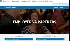 
							         Employers and Partners - Humber College								  
							    
