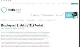 
							         Employers' Liability (EL) Portal - Truth Legal								  
							    