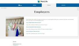 
							         Employers | Safeguard - MetLife								  
							    