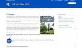 
							         Employers | University Career Center - KU Career Center - The ...								  
							    
