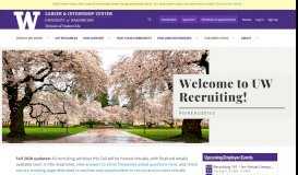 
							         Employers - UW Career Center - University of Washington								  
							    