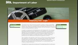 
							         Employing Unit - Login - Georgia Department of Labor								  
							    