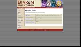 
							         Employmee Portal - Diakon Solutions LLC								  
							    