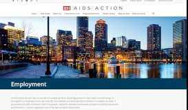 
							         Employment | AIDS Action Committee								  
							    