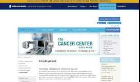 
							         Employment - Aria Health								  
							    