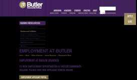 
							         Employment at Butler (Kansas) | Employment at Butler | Butler ...								  
							    
