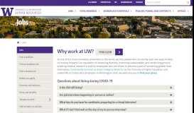 
							         Employment at UW - JobsJobs - UW HR - University of Washington								  
							    