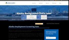 
							         Employment Background Check Laws, Alaska | Info Cubic								  
							    
