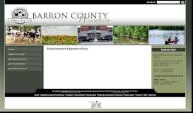 
							         Employment - Barron County, Wisconsin - www ...								  
							    