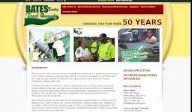 
							         Employment | Bates Trucking & Trash Removal, Inc								  
							    