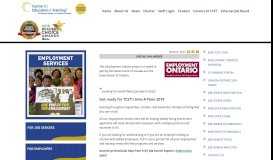 
							         Employment & Career Services ... - Centre for Education & Training								  
							    
