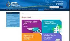 
							         Employment | Catholic Education, Diocese of Cairns - Cairns Catholic ...								  
							    