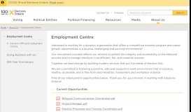 
							         Employment Centre - Elections Ontario								  
							    