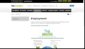 
							         Employment for Persons with Disabilities | SG Enable								  
							    