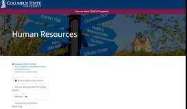 
							         Employment - Human Resources - Columbus State University								  
							    
