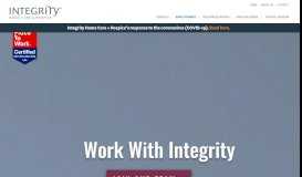 
							         Employment - Integrity Home Care								  
							    