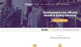
							         Employment Law, HR, Health & Safety Services | Croner Group								  
							    