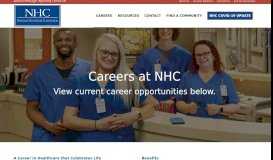 
							         Employment | National HealthCare Corporation								  
							    