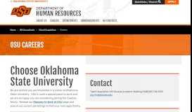 
							         Employment Opportunities at Oklahoma State University | Human ...								  
							    