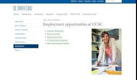 
							         Employment opportunities at UCSC - UC Santa Cruz								  
							    
