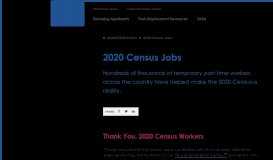 
							         Employment Opportunities - Census Bureau								  
							    