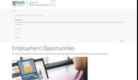 
							         Employment Opportunities | NUS Centre for Future-ready Graduates								  
							    