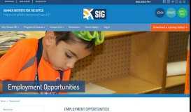 
							         Employment Opportunities - Summer Institute for the Gifted								  
							    