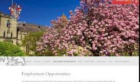 
							         Employment Opportunities - Tonbridge School								  
							    