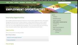 
							         Employment Opportunities | UNC CGI - UNC Center for Global Initiatives								  
							    