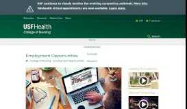 
							         Employment Opportunities | USF Health								  
							    