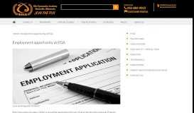 
							         Employment opportunity at EGA | Elite Gymnastics Academy ...								  
							    