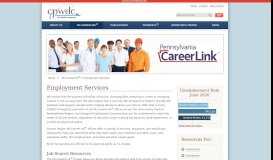 
							         Employment Services | Central Pennsylvania Workforce Development ...								  
							    
