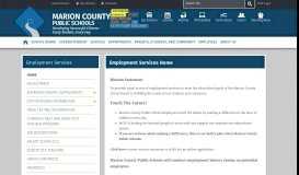 
							         Employment Services / Home - Marion County Public Schools								  
							    