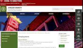 
							         Employment | Shelby County, TN - Official Website								  
							    