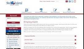 
							         Employment - Shell FCU								  
							    