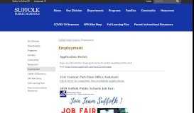 
							         Employment - Suffolk Public Schools								  
							    