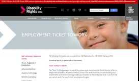 
							         Employment: Ticket to Work - Disability Rights Ohio								  
							    